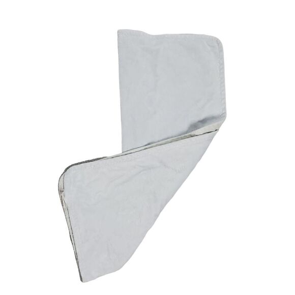 Pottery Barn Kids Baby Stroller Blanket Gray Plush Soft Infant Lovey Nursery - Picture 8 of 8